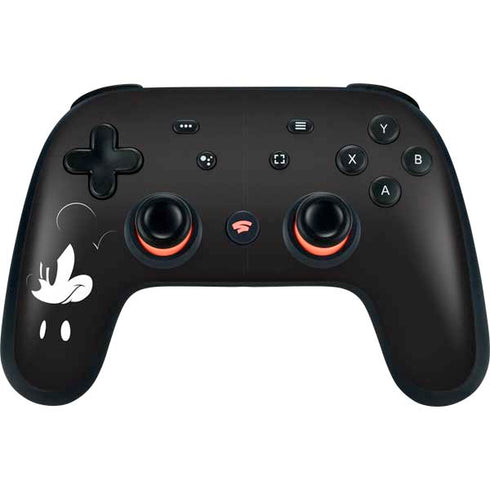 Disney Mickey Mouse Black and White Google Stadia Controller Skin